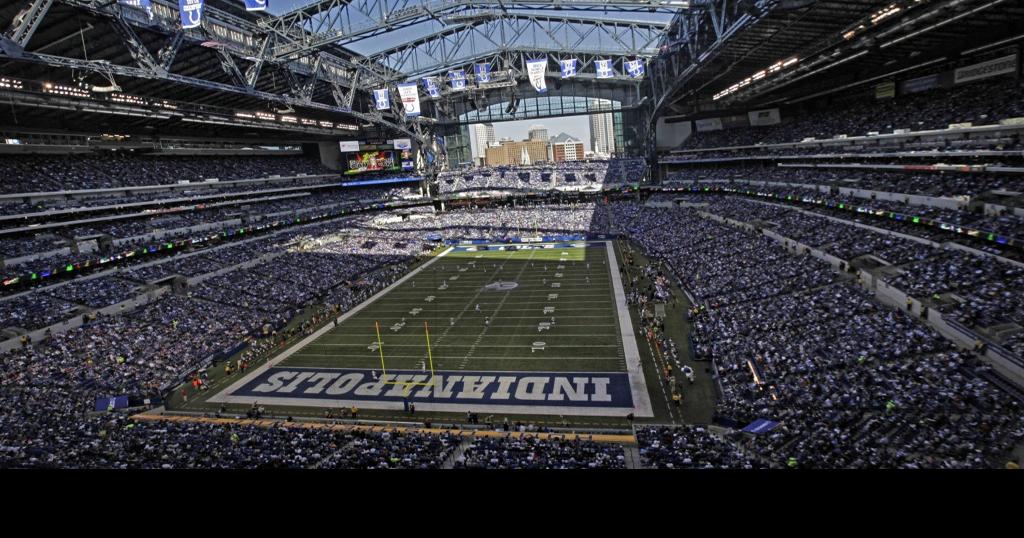 Inside Lucas Oil Stadium, home of the Colts  Lucas oil stadium, Nfl  stadiums, Football stadiums