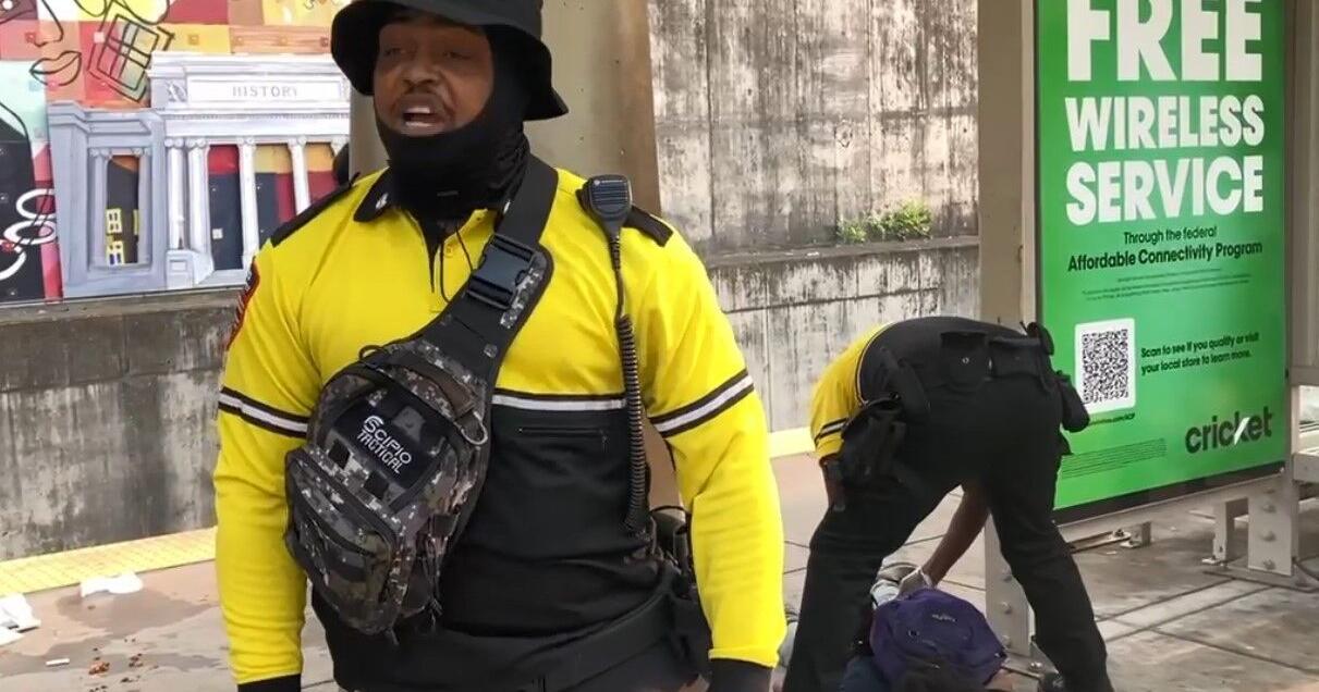 MetroLink security officer punches, stomps man after incident on train in St. Louis - Vimarsana News
