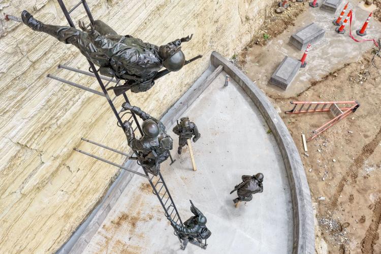 Installation on Grafton bluff honors World War 2 U.S. Army Rangers