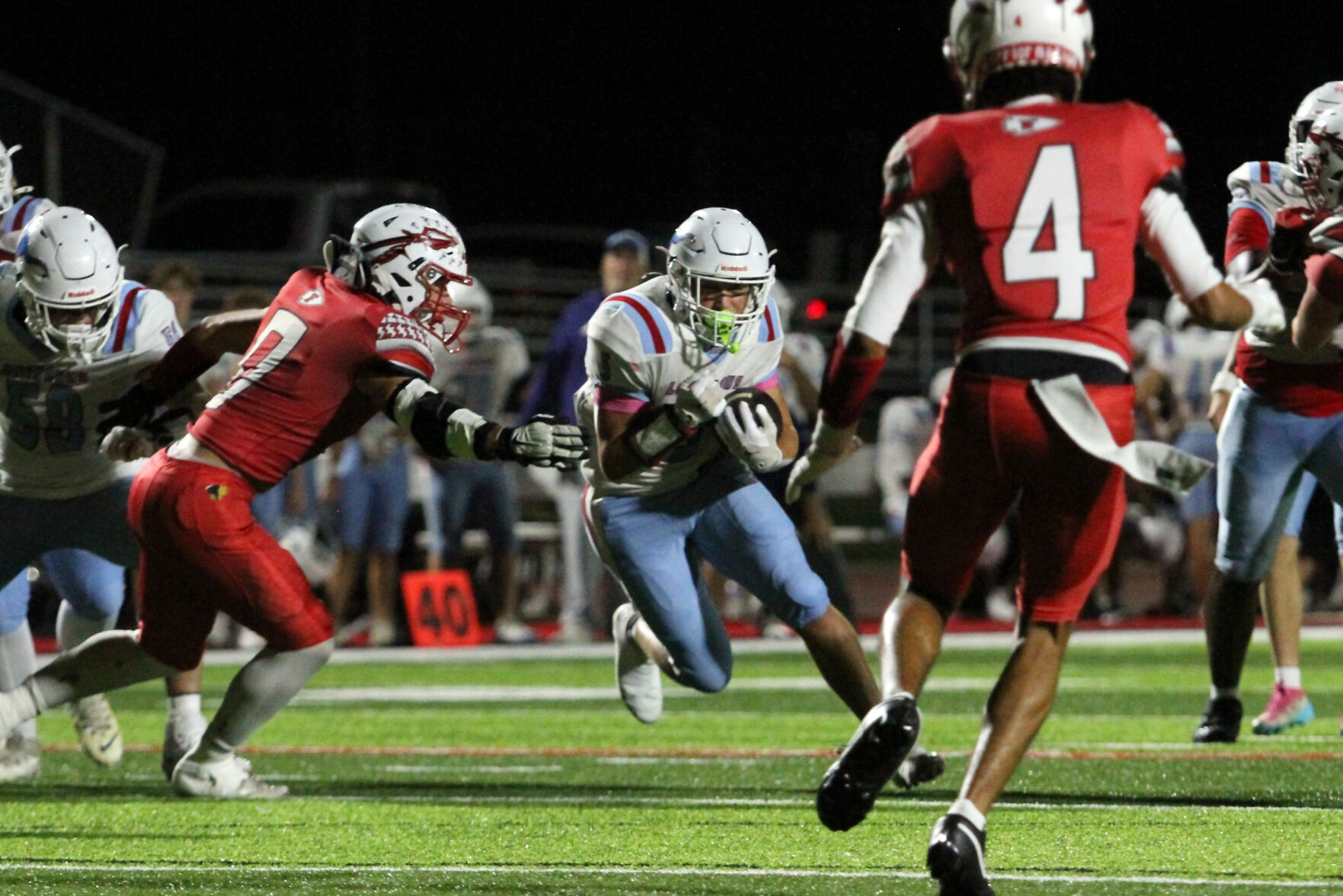 Vip Fox Max Fox forces five turnovers, scores on 99-yard drive to hand Parkway West ...