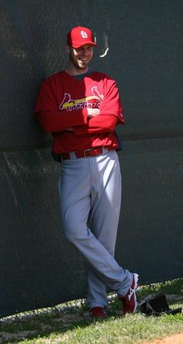 spring training cardinals meet new players st. louis jupiter roger