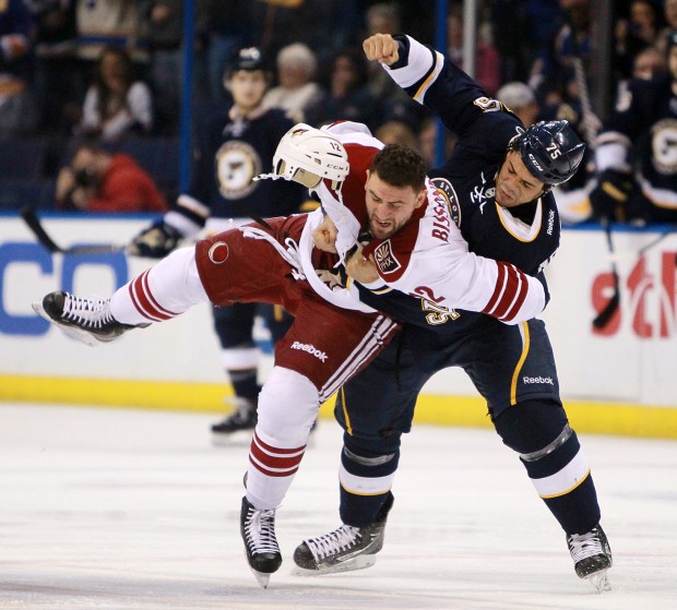 Blues release from tryout