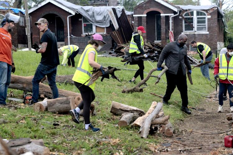 Volunteers canvas neighborhoods in North 51