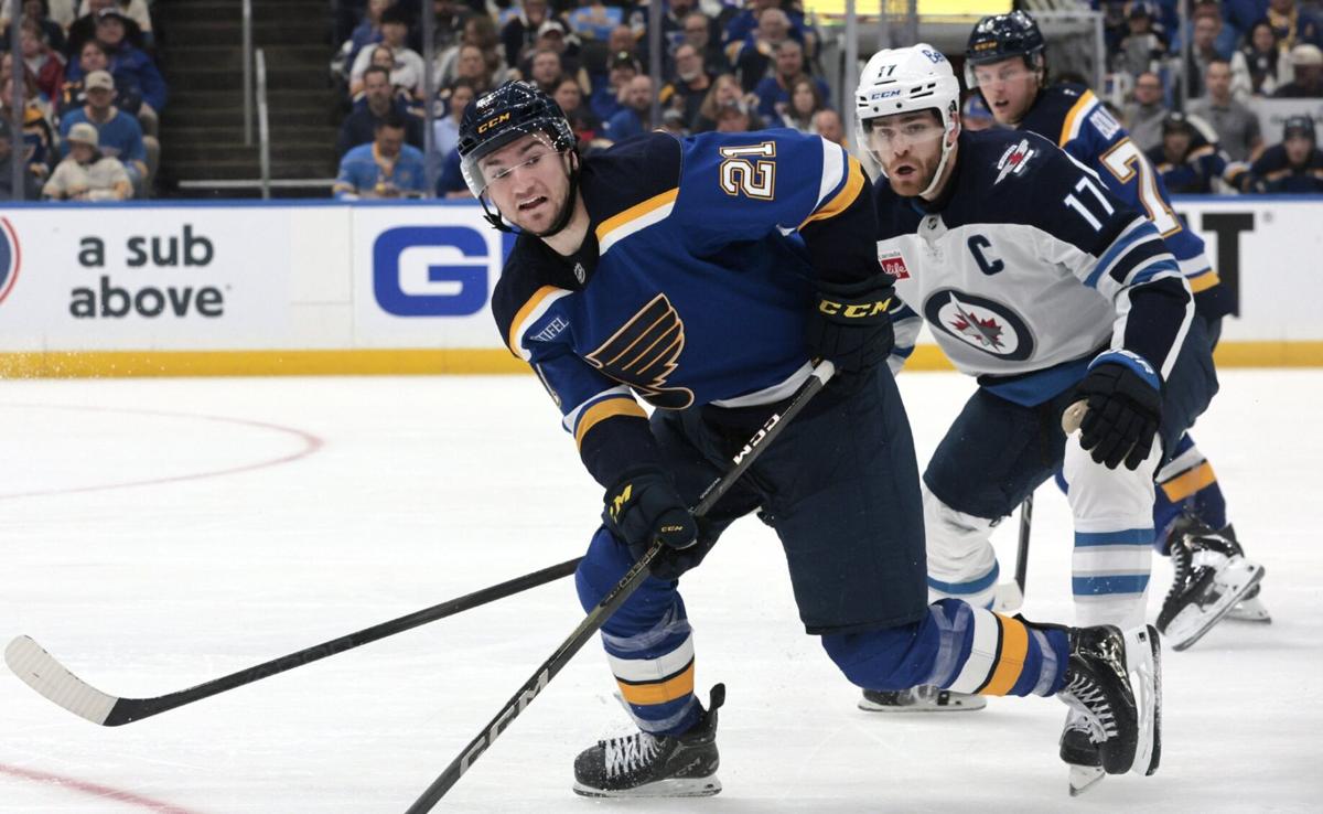 Blues face Jets in Game 3 Round 1 of the Stanley Cup playoffs