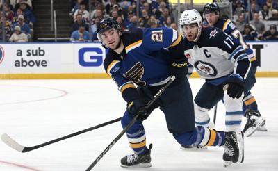 Blues face Jets in Game 3 Round 1 of the Stanley Cup playoffs