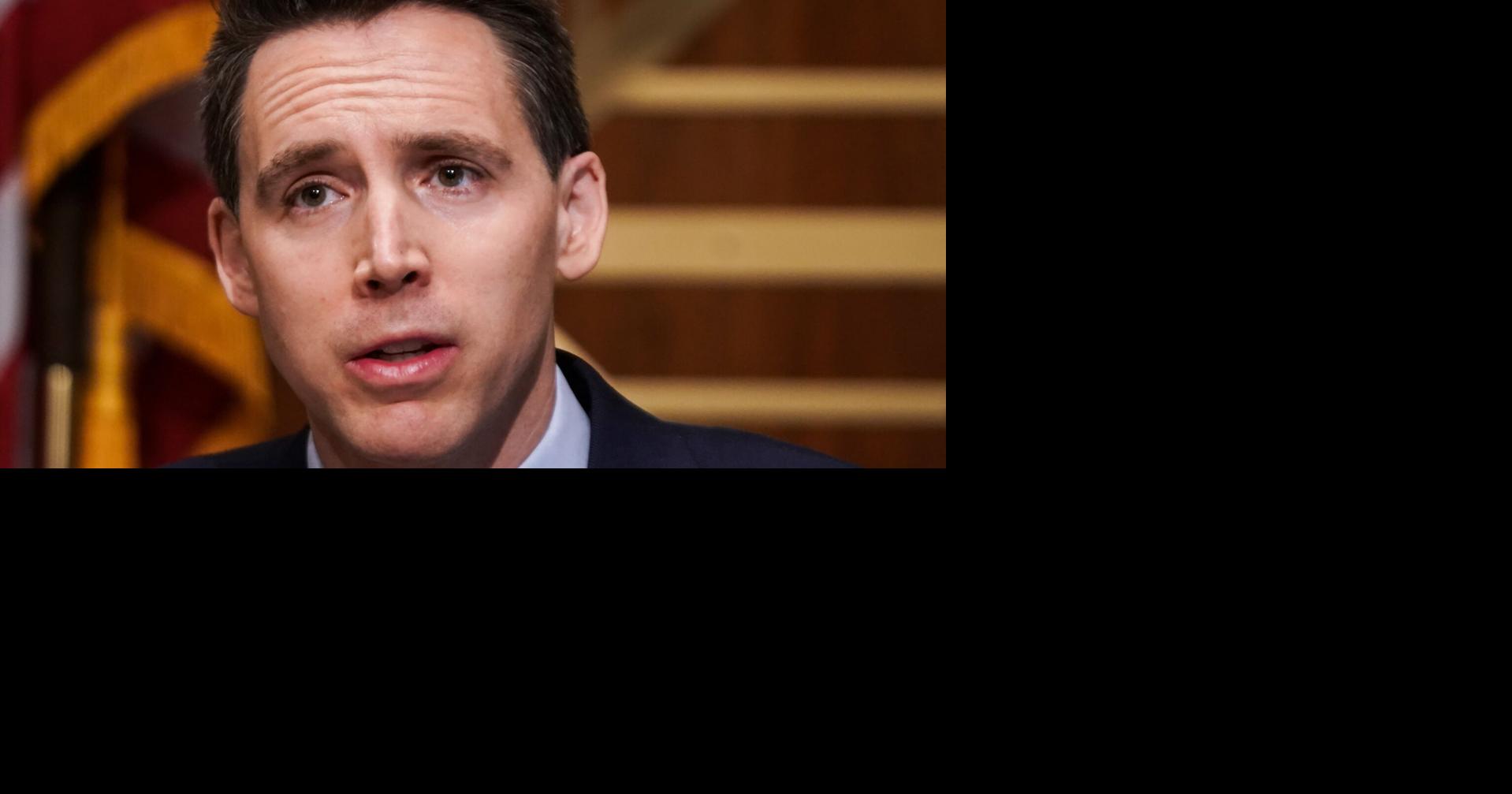 Josh Hawley led off a DC stage after pro-Palestinian activists protest event