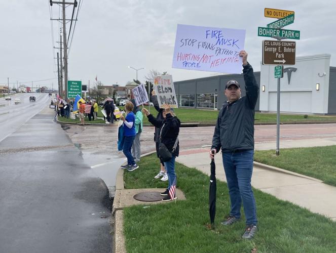 Tesla protest in South 51 County