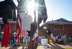 Remaining tenants forced out, again, after camping on condemned property