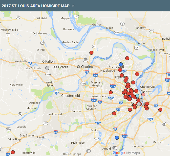 2017 St. Louis Area Homicide Map | Special Features | Stltoday.com