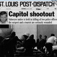 July 24, 1998: Gunman storms U.S. Capitol, kills 2 officers. He grew up in Valmeyer, Ill.