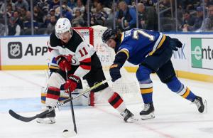 Binnington in goal, ailing Sundqvist rests for Blues game with Ottawa