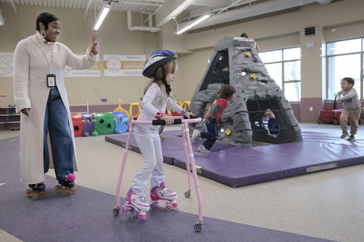 Principal makes school more fun on roller skates