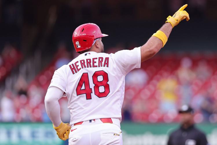 The St. Louis Cardinals vs. the Cleveland Guardians at Busch Stadium on Tuesday, April 14, 2026