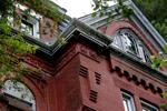 Fancy brickwork on old buildings