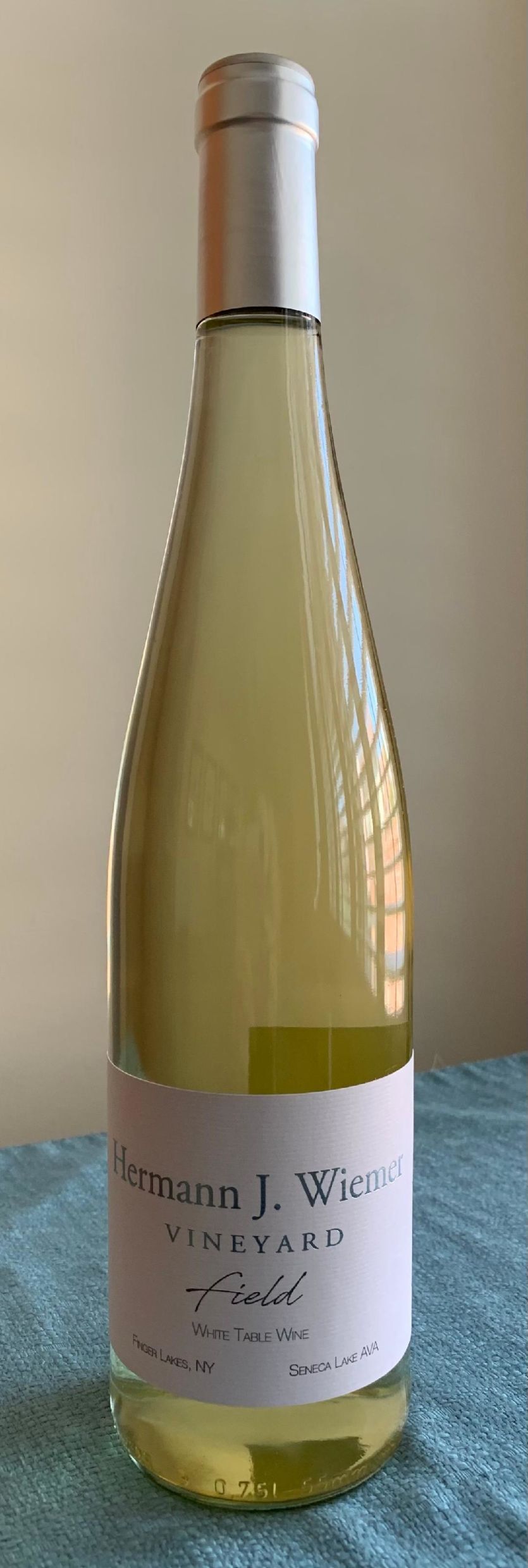 Hermann J. Wiemer Vineyard Field White Table Wine, Seneca Lake, New York