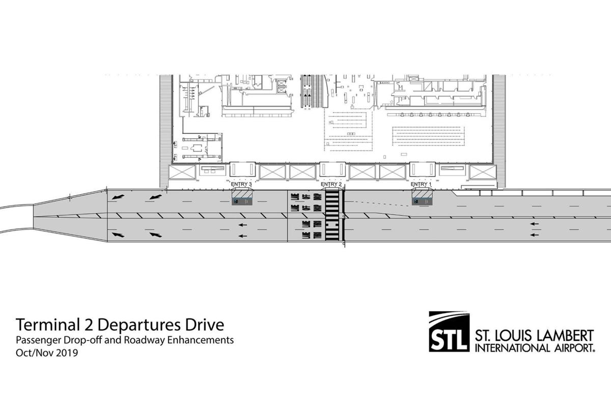 Lambert says revamped Terminal 2 drop-off area, while ...