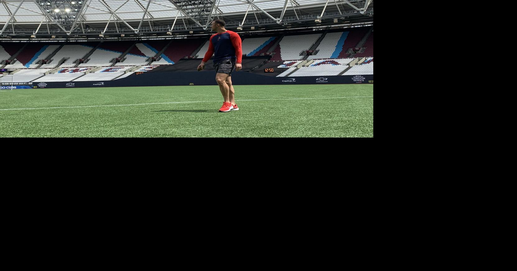 The Cubs in London: Batting practice/workout day at London Stadium