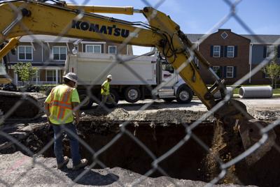 Repairs begin on two sinkholes in 51