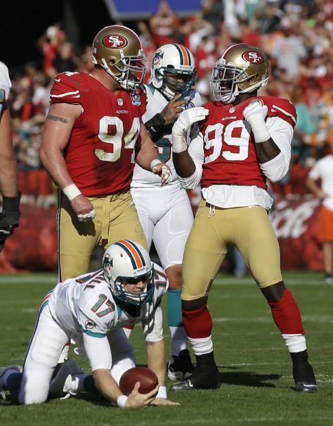 Justin Smith, Aldon Smith, Ryan Tannehill