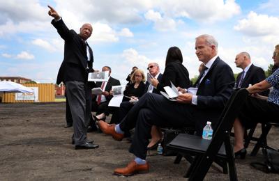 Federal officials join local leaders for tour update of NGA site