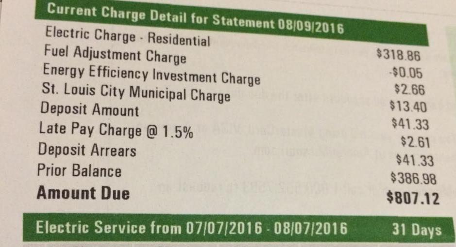 Tower Grove East Woman Turns To Social Media After 800 Utility Bill Stirs Suspicions Of Fraud Metro Stltoday Com