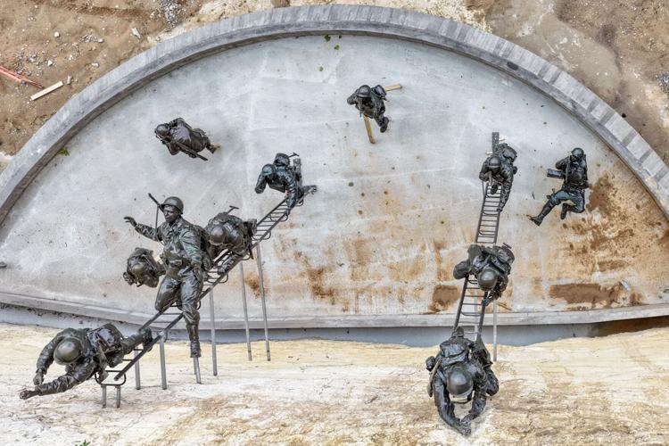 Installation on Grafton bluff honors World War 2 U.S. Army Rangers