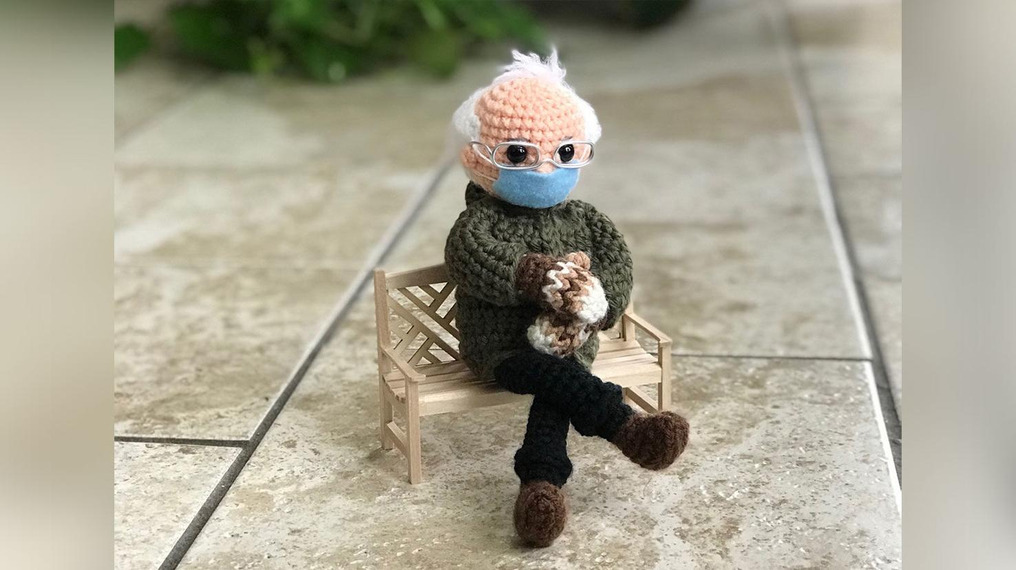 A crocheted Bernie Sanders doll raised more than $40k for charity in an online auction | News