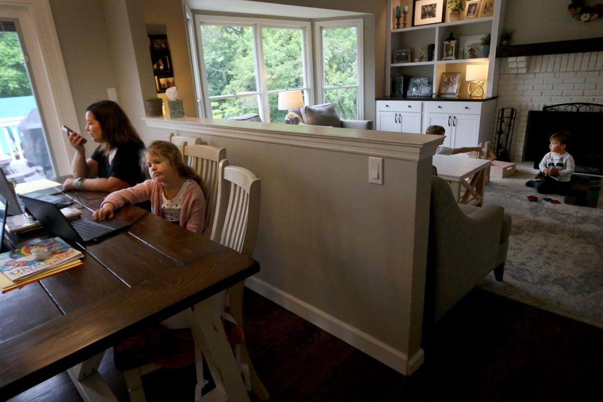 Balancing work and children while sheltering-at-home