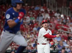 St. Louis Cardinals try to get the bats going against the Texas Rangers