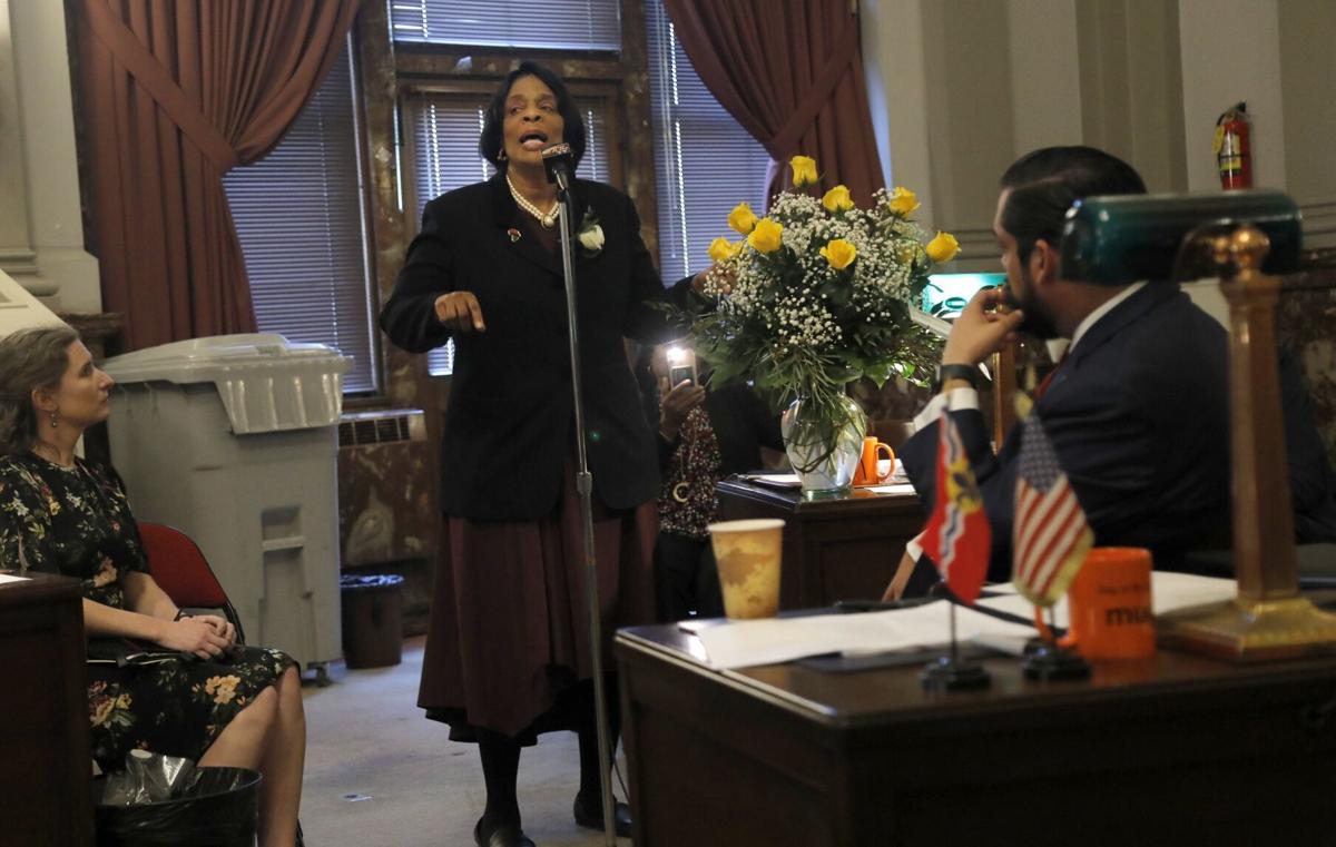 New 14-member �����Ӱ�ԭ�� Board of Aldermen sworn in today at City Hall