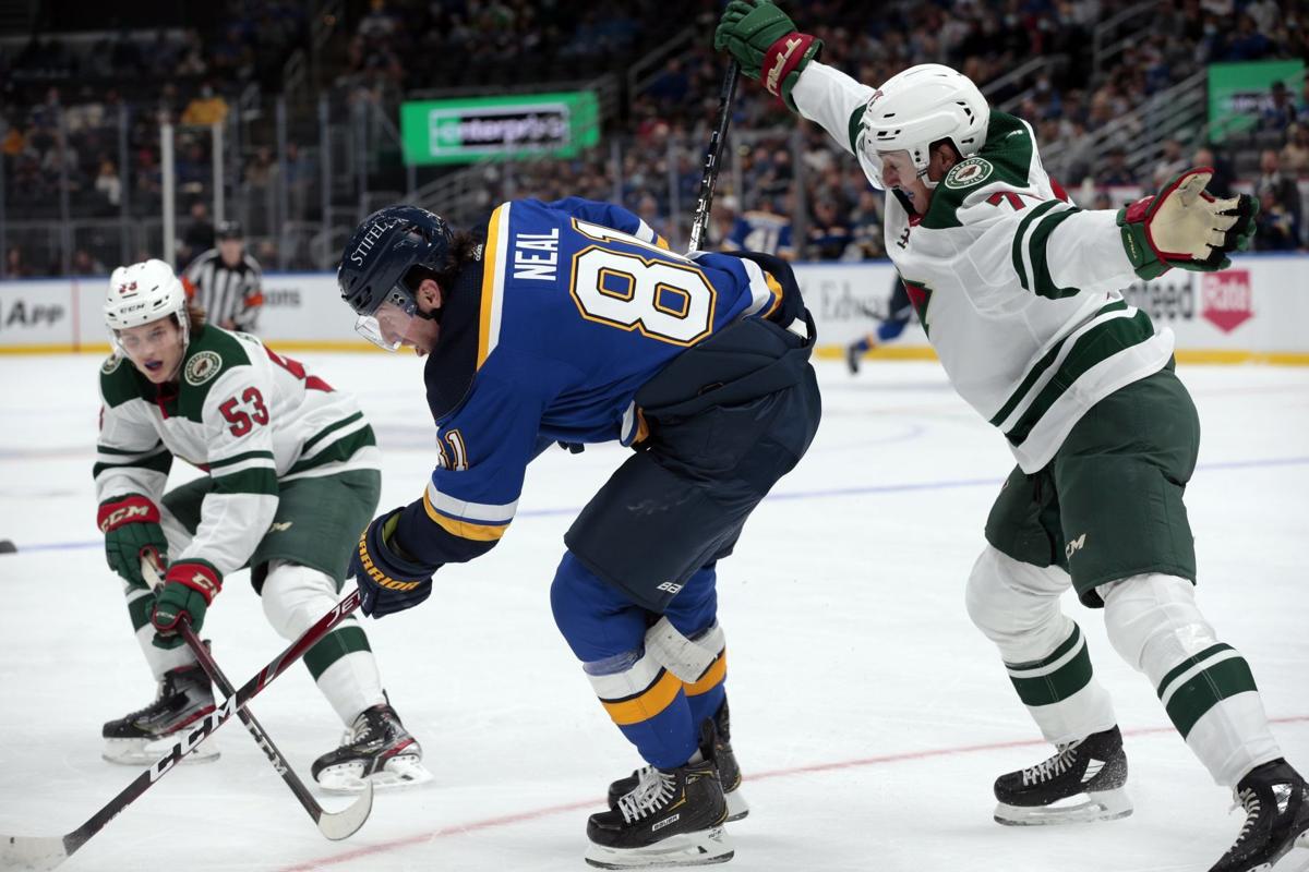 Blues take preseason opener 6-2 over the Wild
