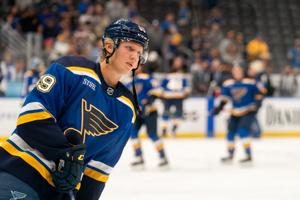 Notebook: Blues send 'tenacious' Nikita Alexandrov to AHL's Springfield