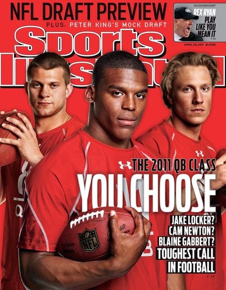 Image result for sports illustrated gabbert over newton