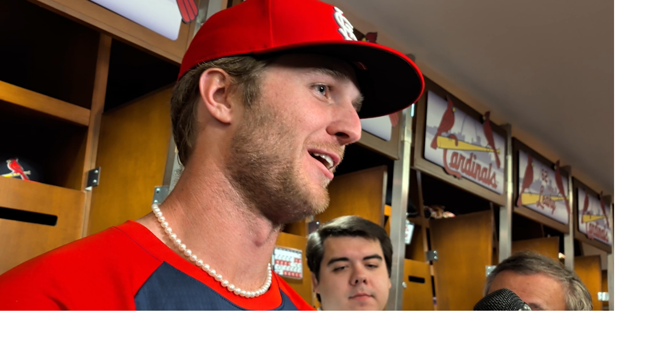 'Ketchup and mustard in my hair': Cardinals' Quinn Mathews on his first-win celebration