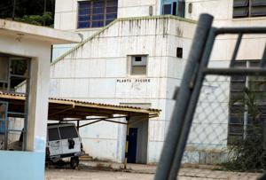 Office buildings of the thermoelectric plant of the Josefa Joaquina Sanchez Bastidas Complex are seen in Catia la Mar, Venezuela