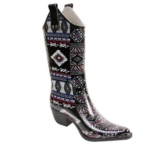 western style rubber boots