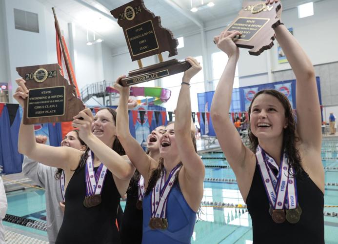 Clayton takes second place in Class 1 girls swimming and diving state finals