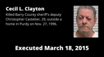 Executed March 18, 2015: Cecil L. Clayton