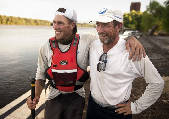 Missouri River racers paddle 340 miles in freezing conditions; one boat