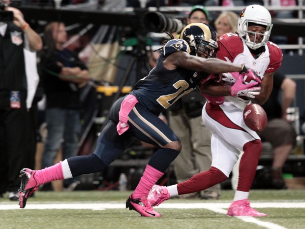 Rams DB Jenkins in the pink under pressure