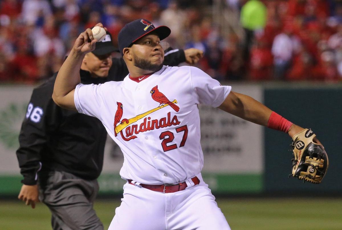 On the Field before Opening Day for the Cards