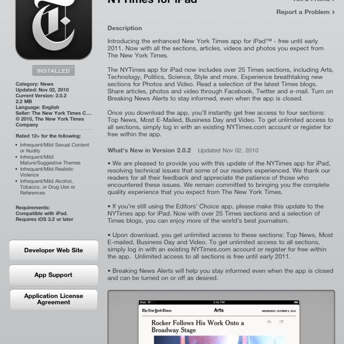 New York Times Ipad App Updated Clues To The Future Pictures Stltoday Com