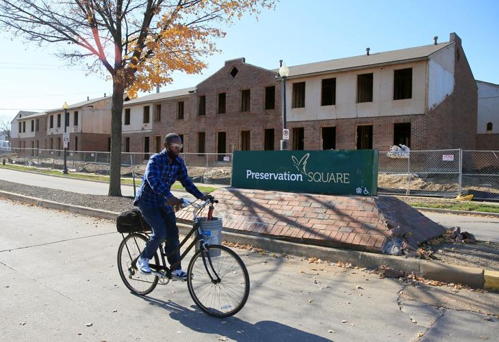 Demolition work at Preservation Square