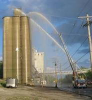 Blast in grain silo injures four in Chester  