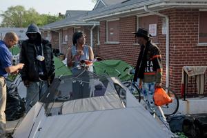 Remaining tenants forced out, again, after camping on condemned property