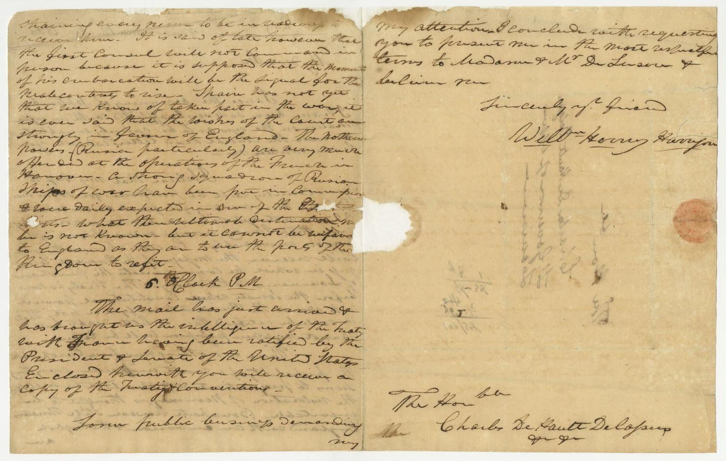 Missouri Historical Society receives valuable letters about Louisiana