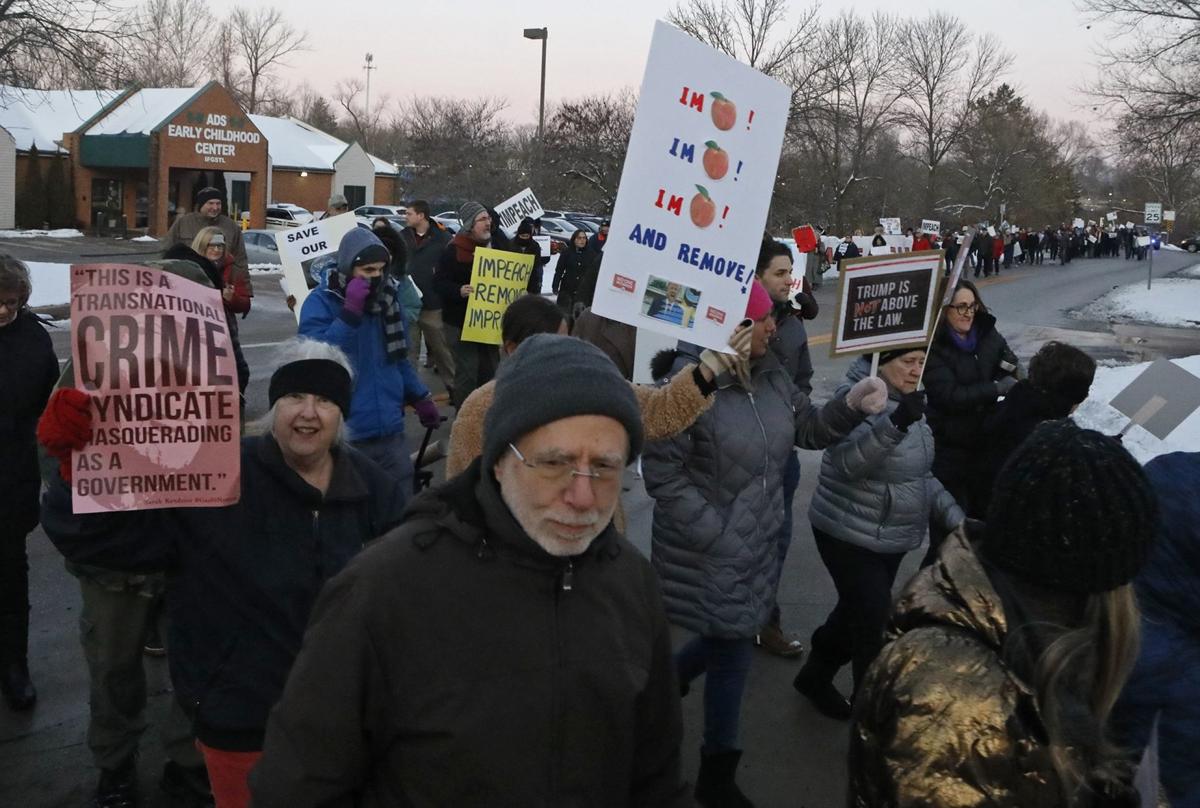 Protesters converge on Rep. Ann Wagner's office
