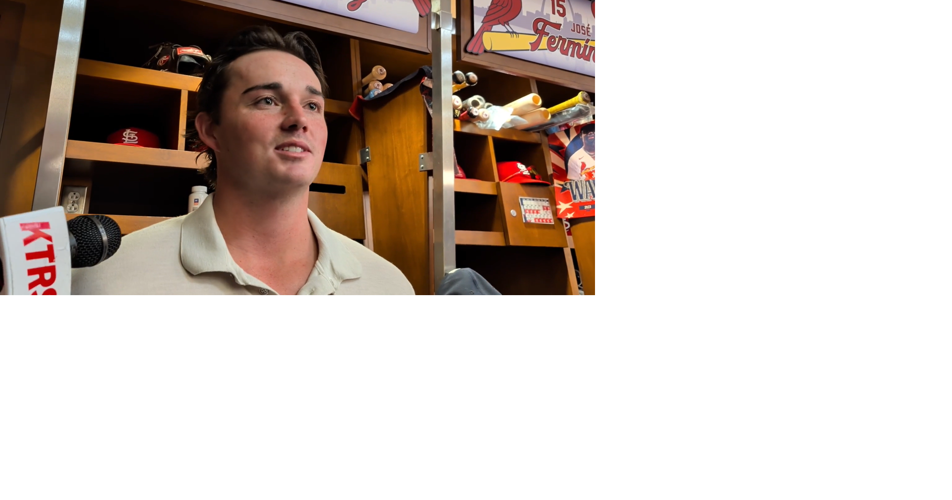 Cardinals' Brycen Mautz talks about his 'more normal' second career MLB appearance