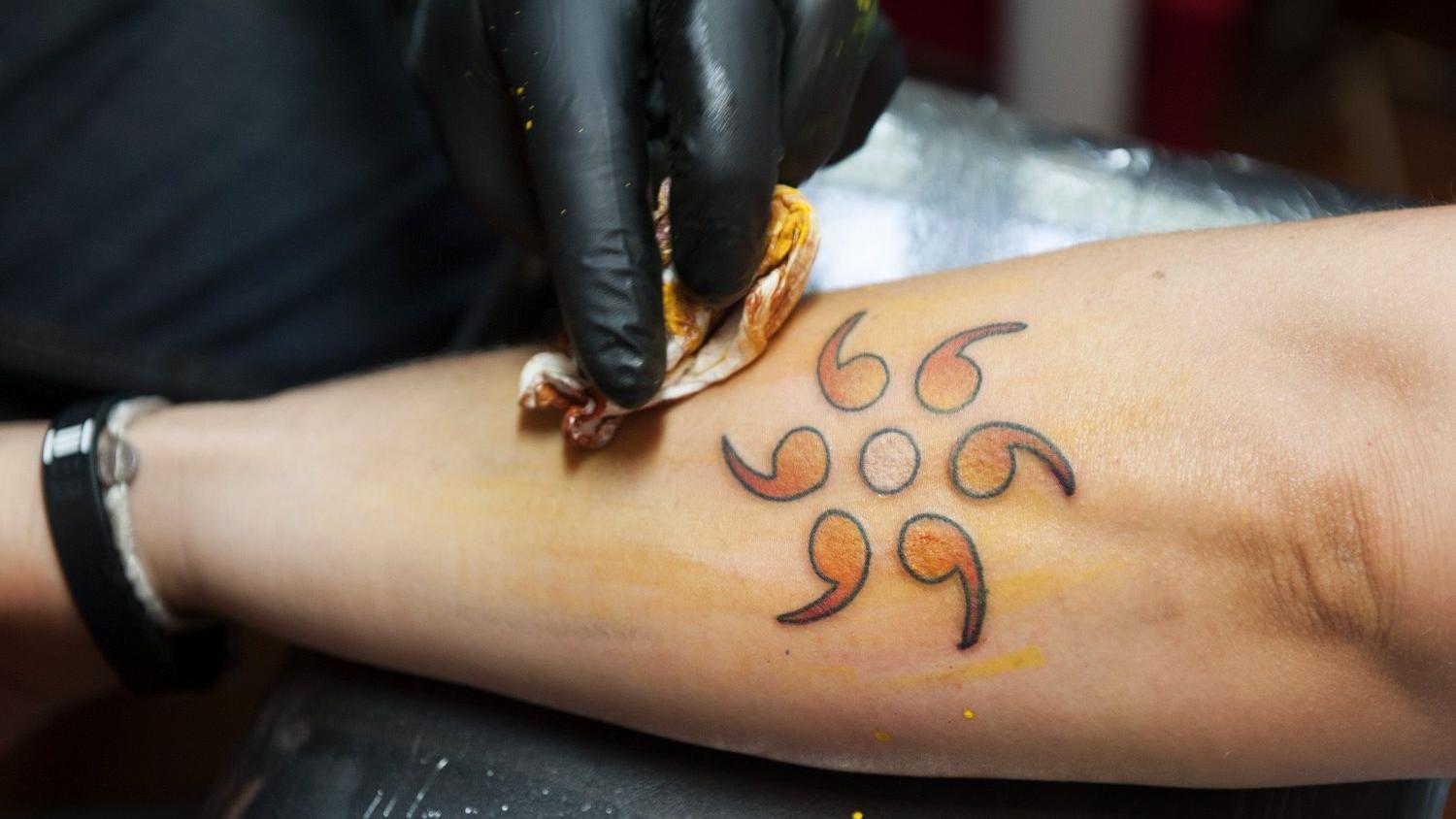 Semicolon Tattoos Signify New Start Inspire Hope In Others With Mental Illness Health Stltoday Com Semicolon Tattoos Signify New Start Inspire Hope In Others With Mental Illness Health Stltoday Com