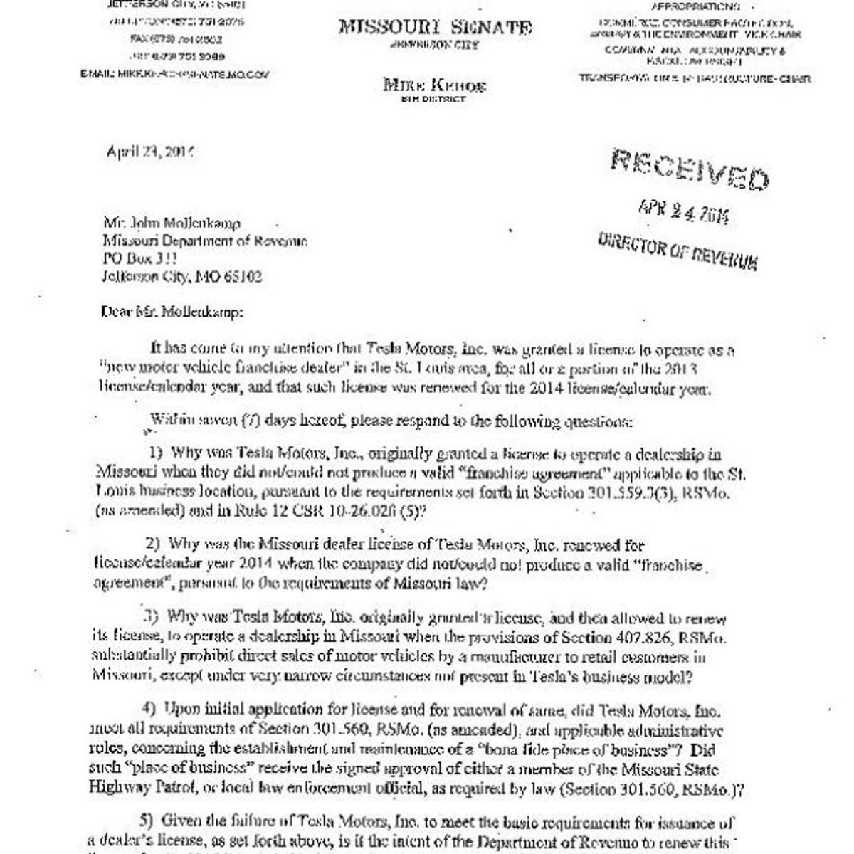 Electric Car Maker Tesla Alleges Sneak Attack In Missouri